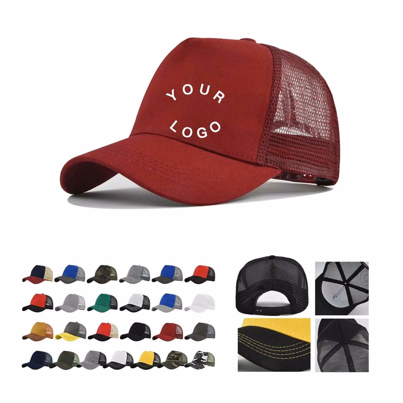 Adjustable Mesh Trucker Cap for Casual and Sport Wear