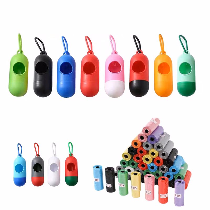 Pill Shape Pet Waste Dispenser With Garbage Bags