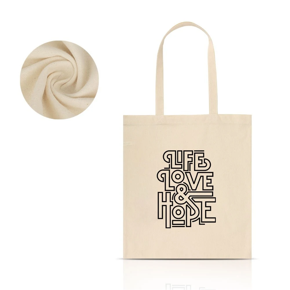 Natural Convention Tote Bag 5 Oz14.5'' X 16'', custom tote bag with logo imprint 1