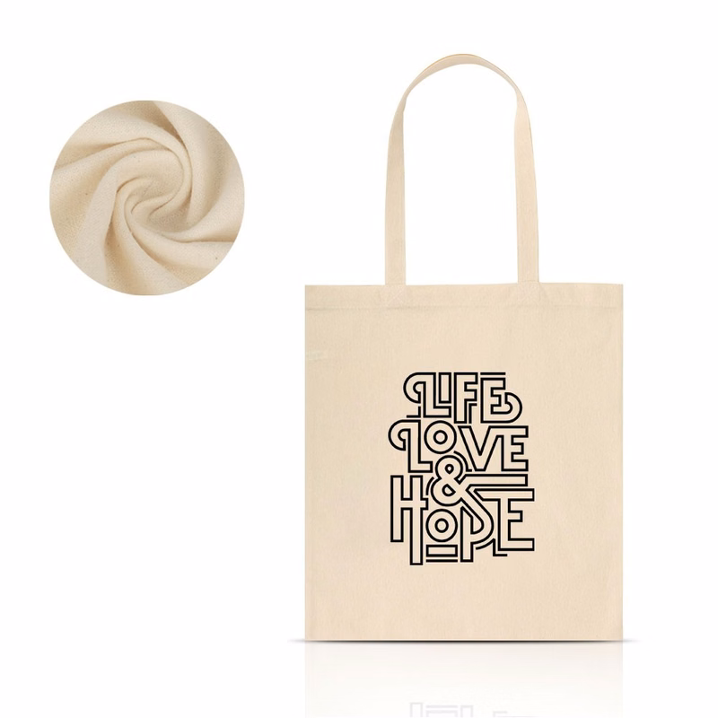 Natural Convention Tote Bag 5 Oz14.5'' X 16''
