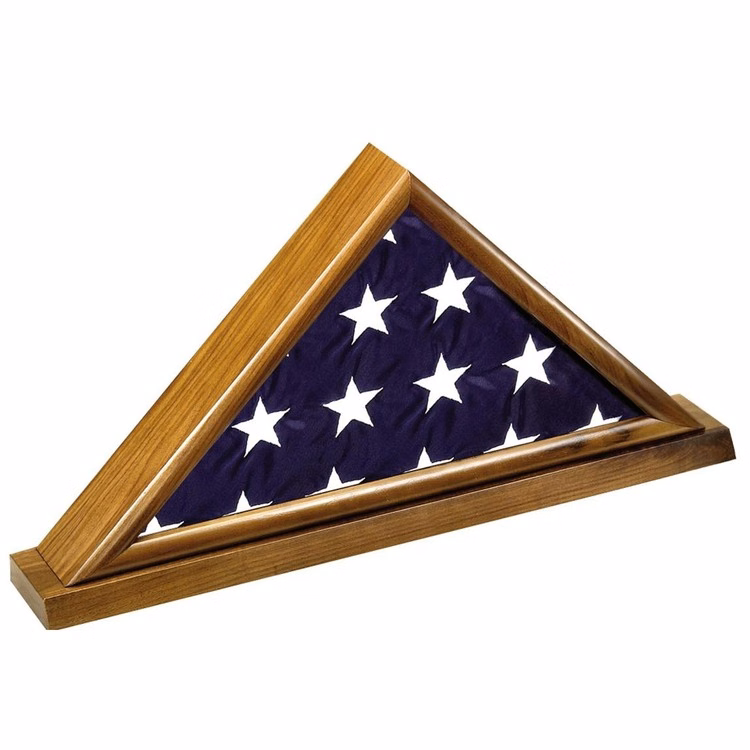 Walnut Flag Case