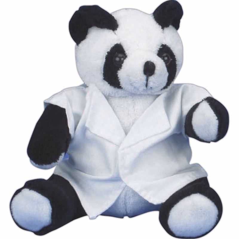 10" Extra Soft Bear With Lab Coat