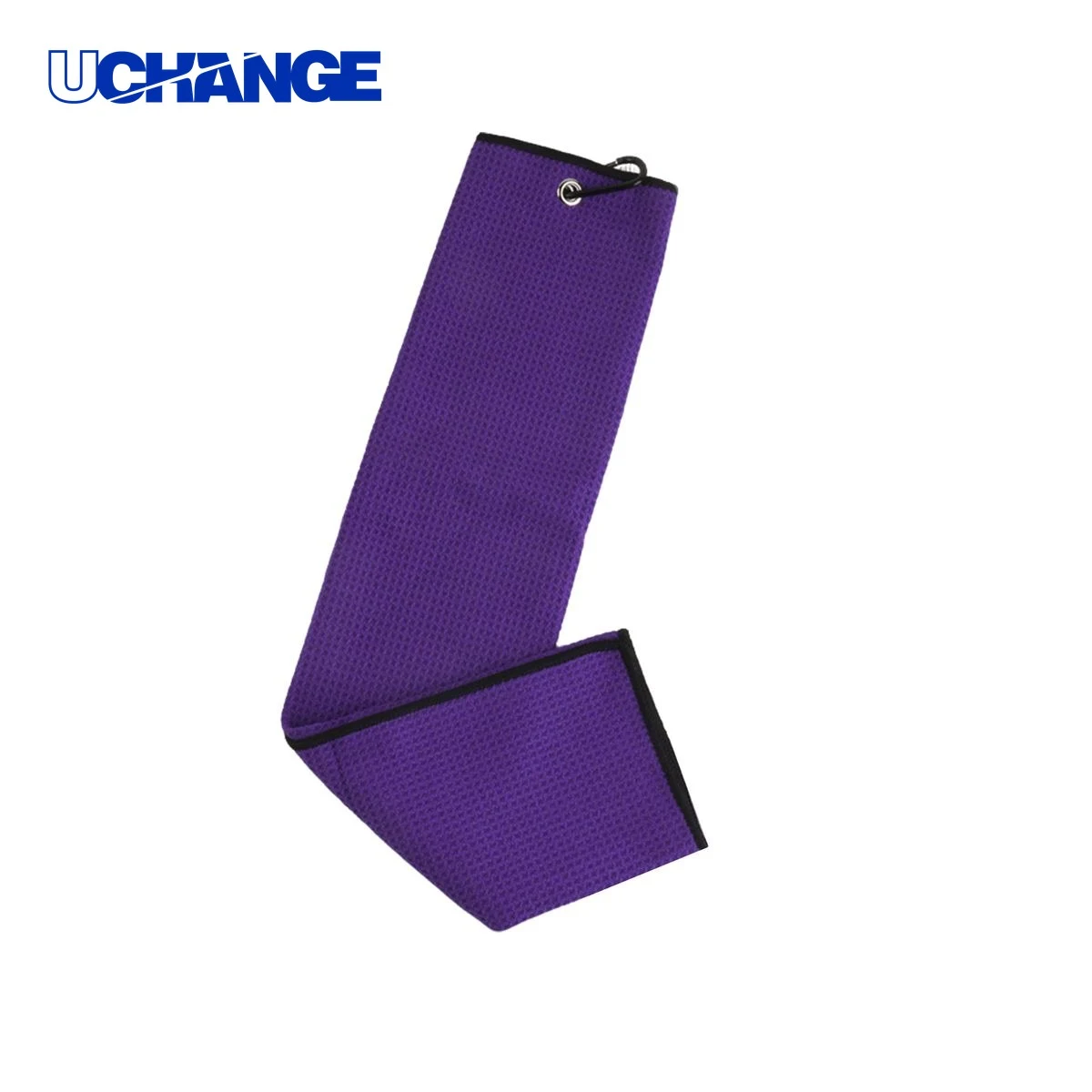 Microfiber Waffle Towel with Metal Clip 1