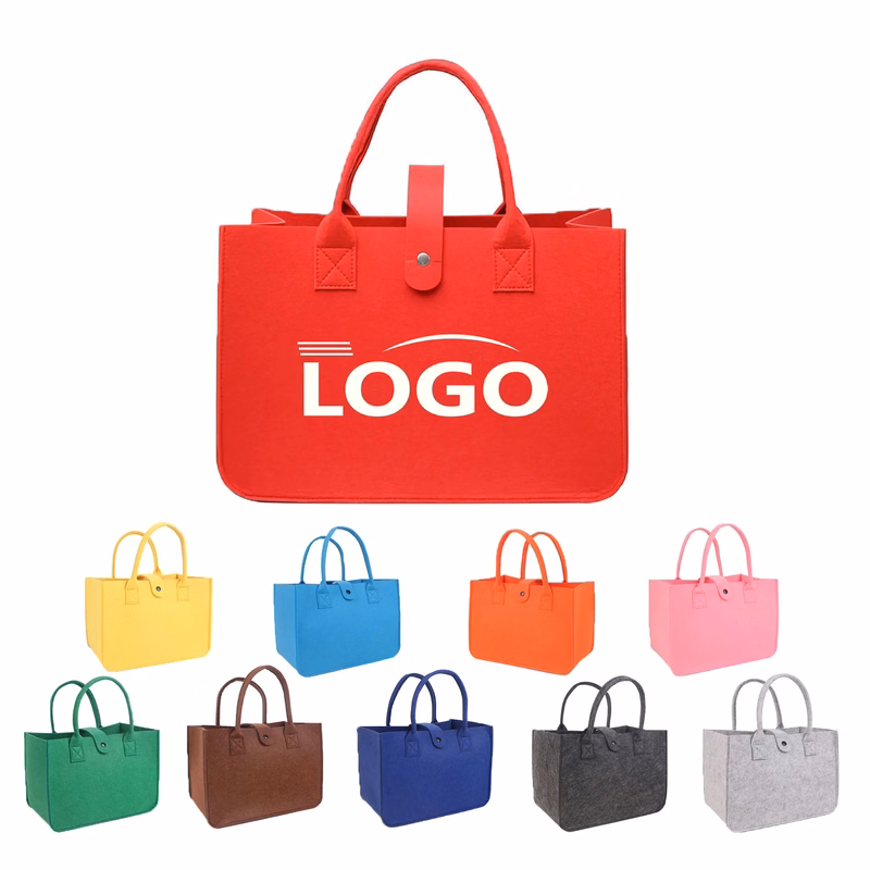 Large Capacity Felt Tote Bag Durable Premium