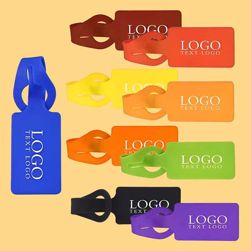 Rectangular Silicone Luggage Tag