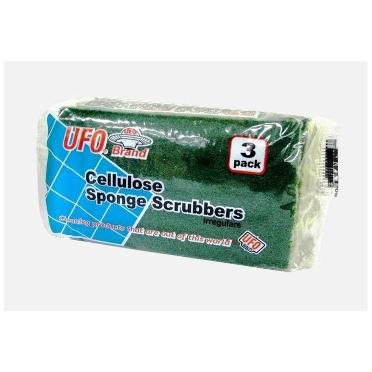 Cellulose Sponge Scrubbers 3 Pack 1