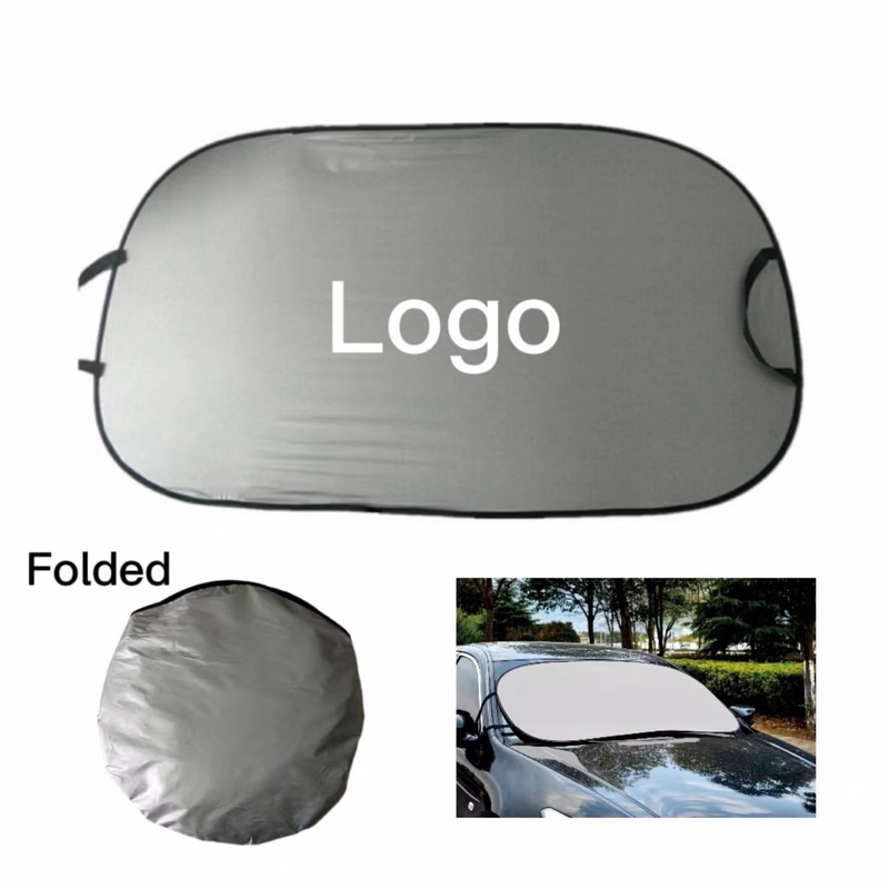 Silver Coating Front Window Car Sunshade