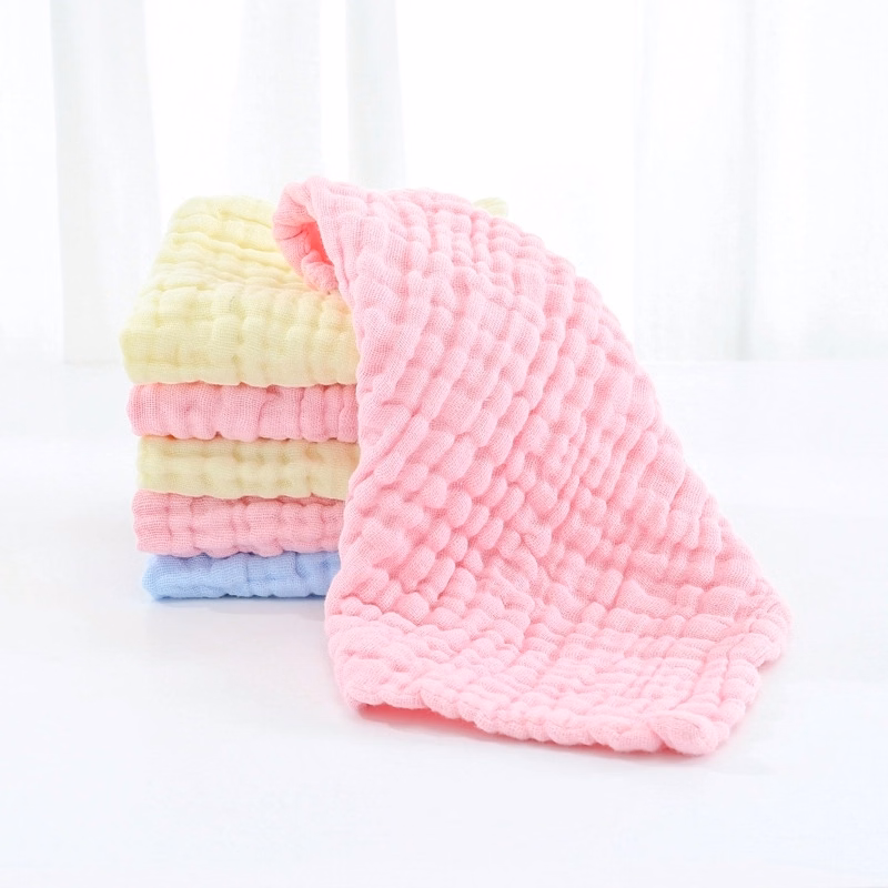 6 layers Natural Organic Cotton Newborn Baby Washcloths