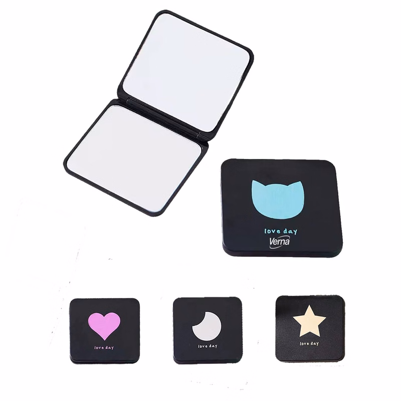Mini Folding Double Sided Makeup Mirror