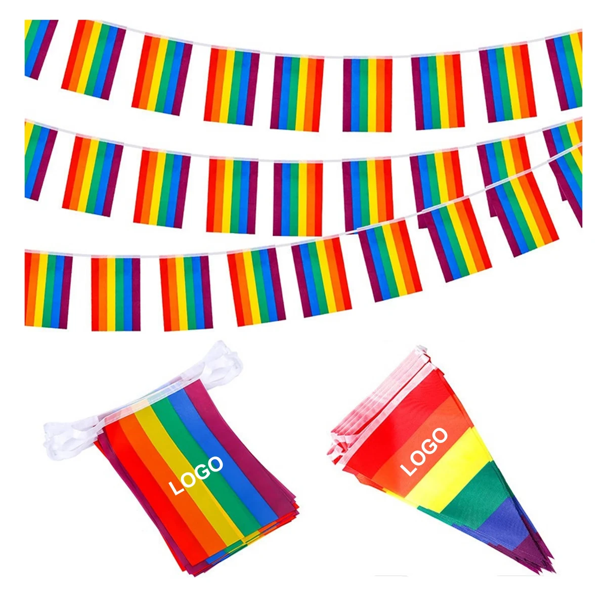 Rainbow String Flag (direct import) 1