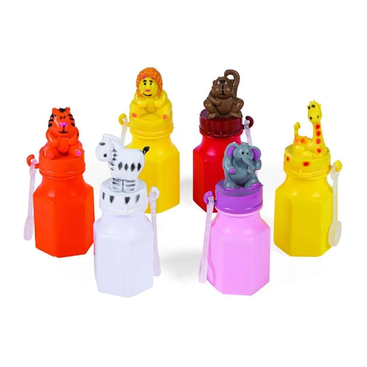 Mini Zoo Animals Bubble Bottles - Assorted 1