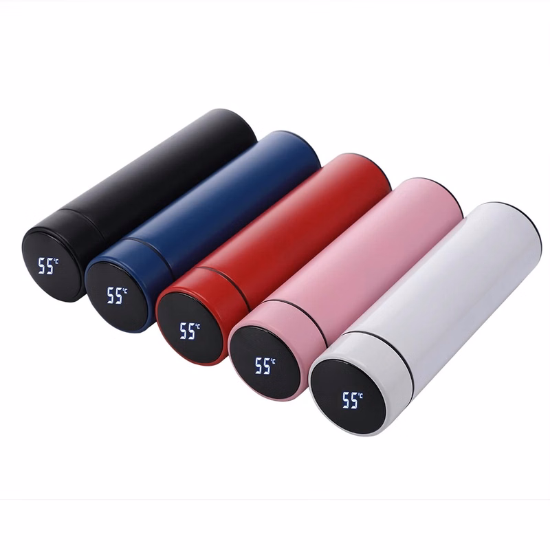 500ml Waterproof Vacuum Stainless Steel Temperature Display