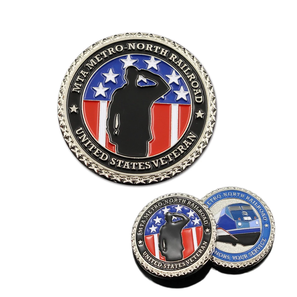 Die Cast Painted Souvenir Coin 1
