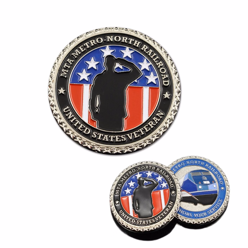 Die Cast Painted Souvenir Coin