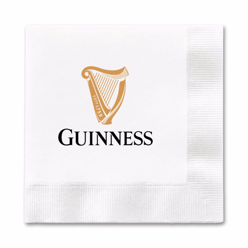 3-Ply White Dinner Napkin - 1/4 Fold