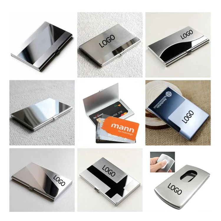 Stainless Steel Business Card Holder 1