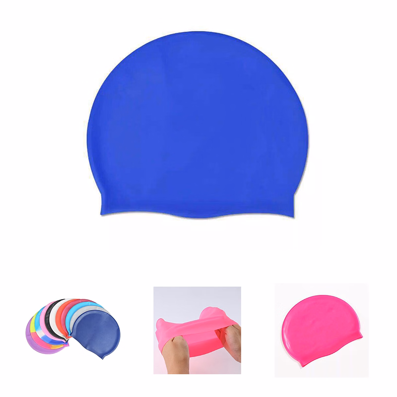 Solid Silicone Swimming Cap