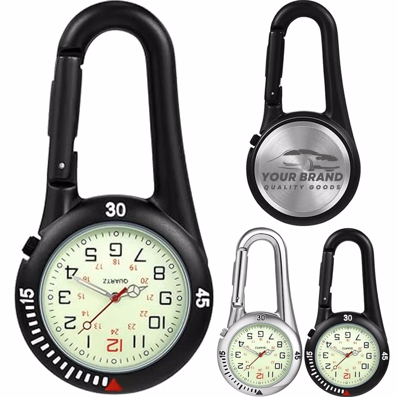 Clip On Glow Quartz Watch