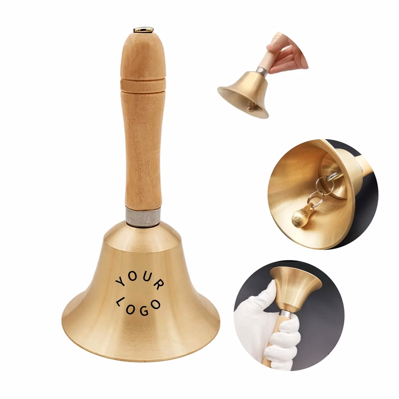 Solid Brass Hand Call Bell