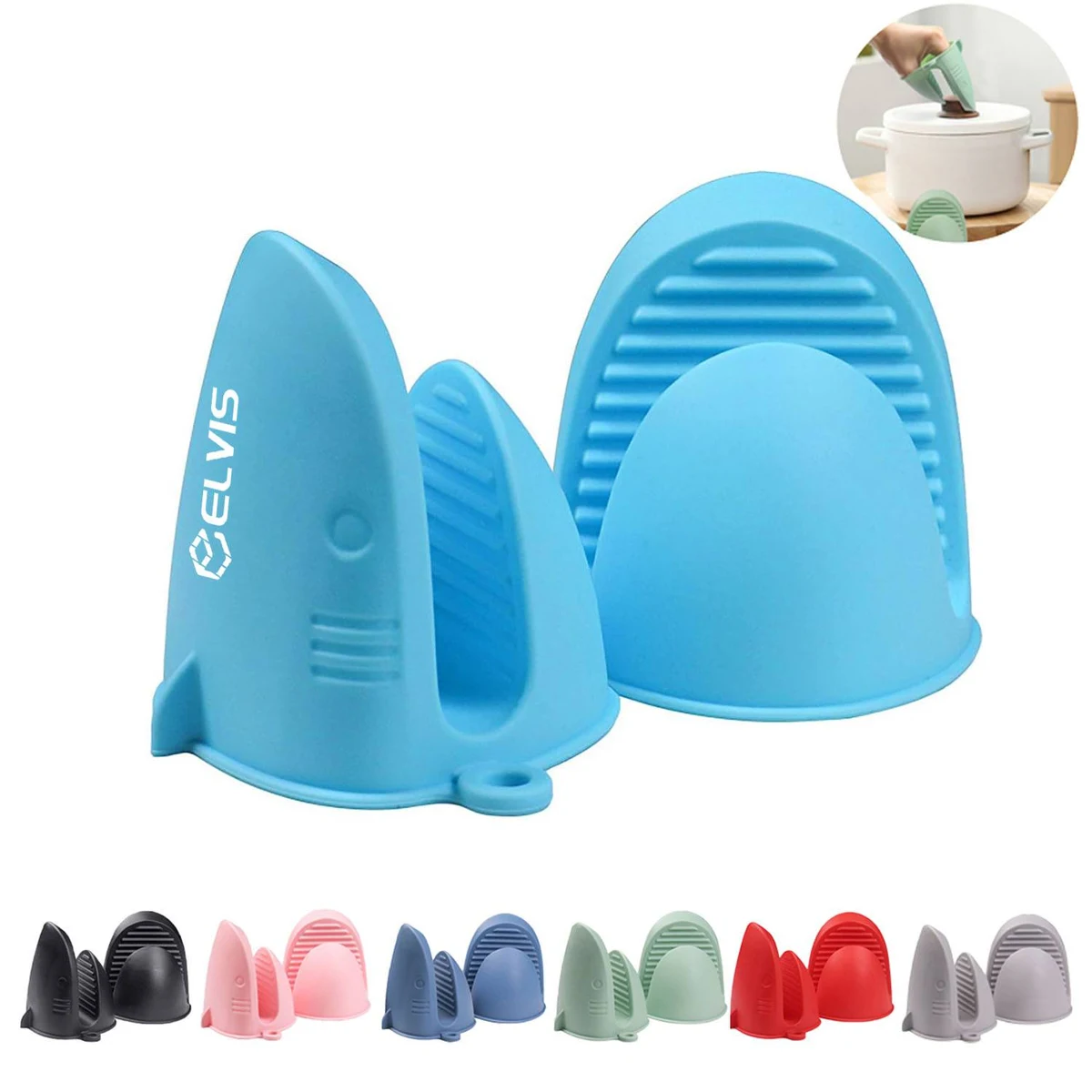 Kitchen Cooking Silicone Insulated Gloves 1