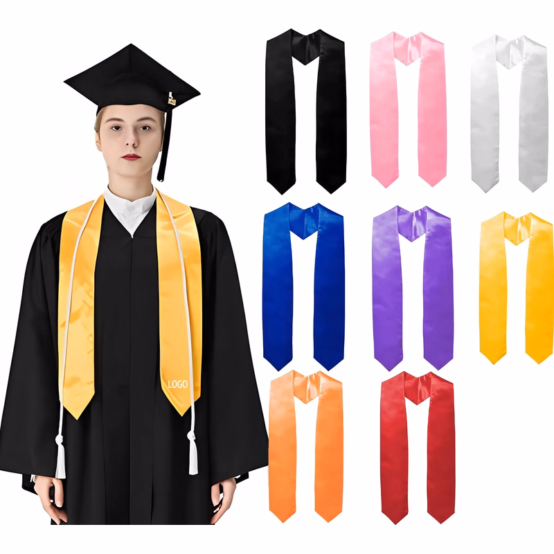 Satin Graduation Stole 71 Inch