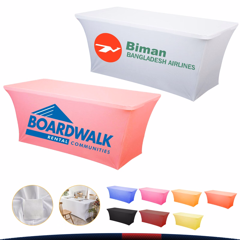 8FT Stretch-Fit Table Cover