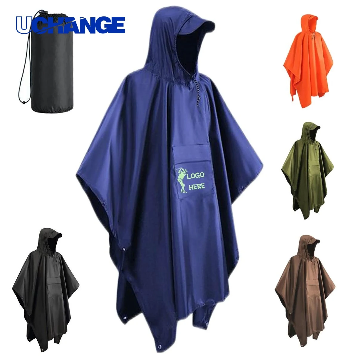 Adult Rain Poncho Raincoat 1