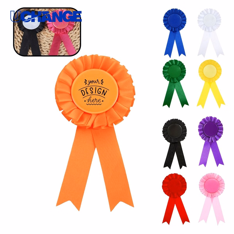 Rosette Ribbon Badge