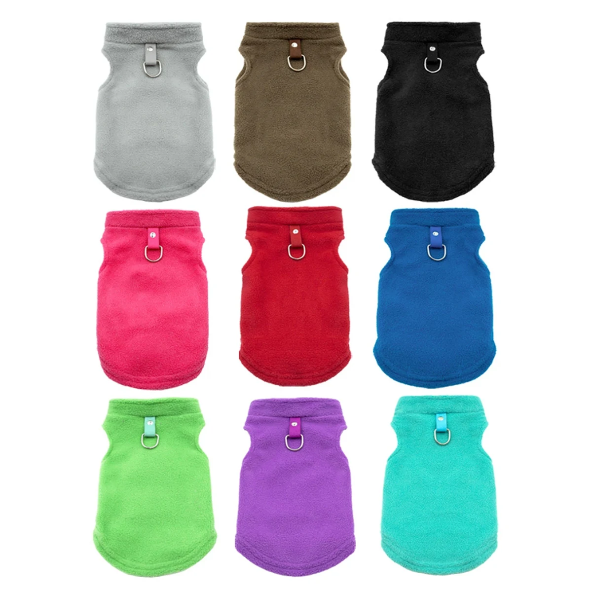 Polar Fleece Pet Dog Coat Clothing 1