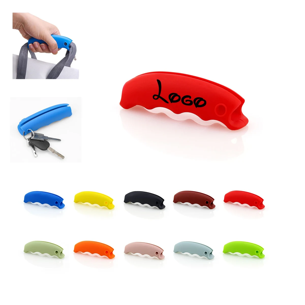 Labor-Saving Silicone Shopping Bag Carrier 1