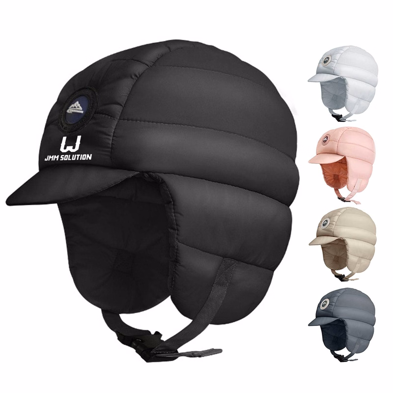 Winter Warm Down Puffer Hood Cap