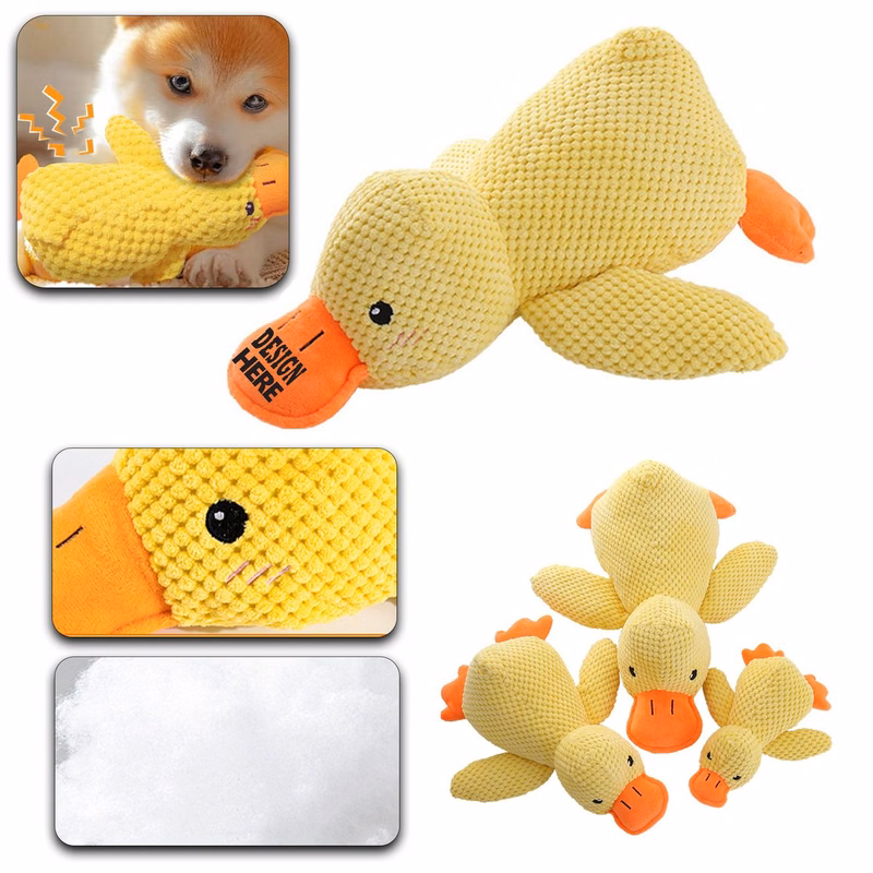 Durable Interactive Quack Puppy Training Toy