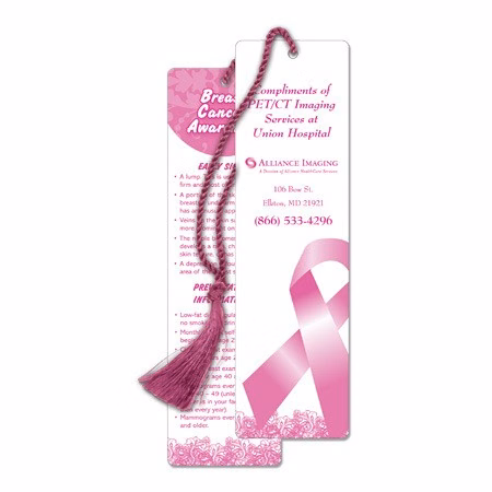 Bookmark, Stock Breast Cancer Awareness Pink Ribbon