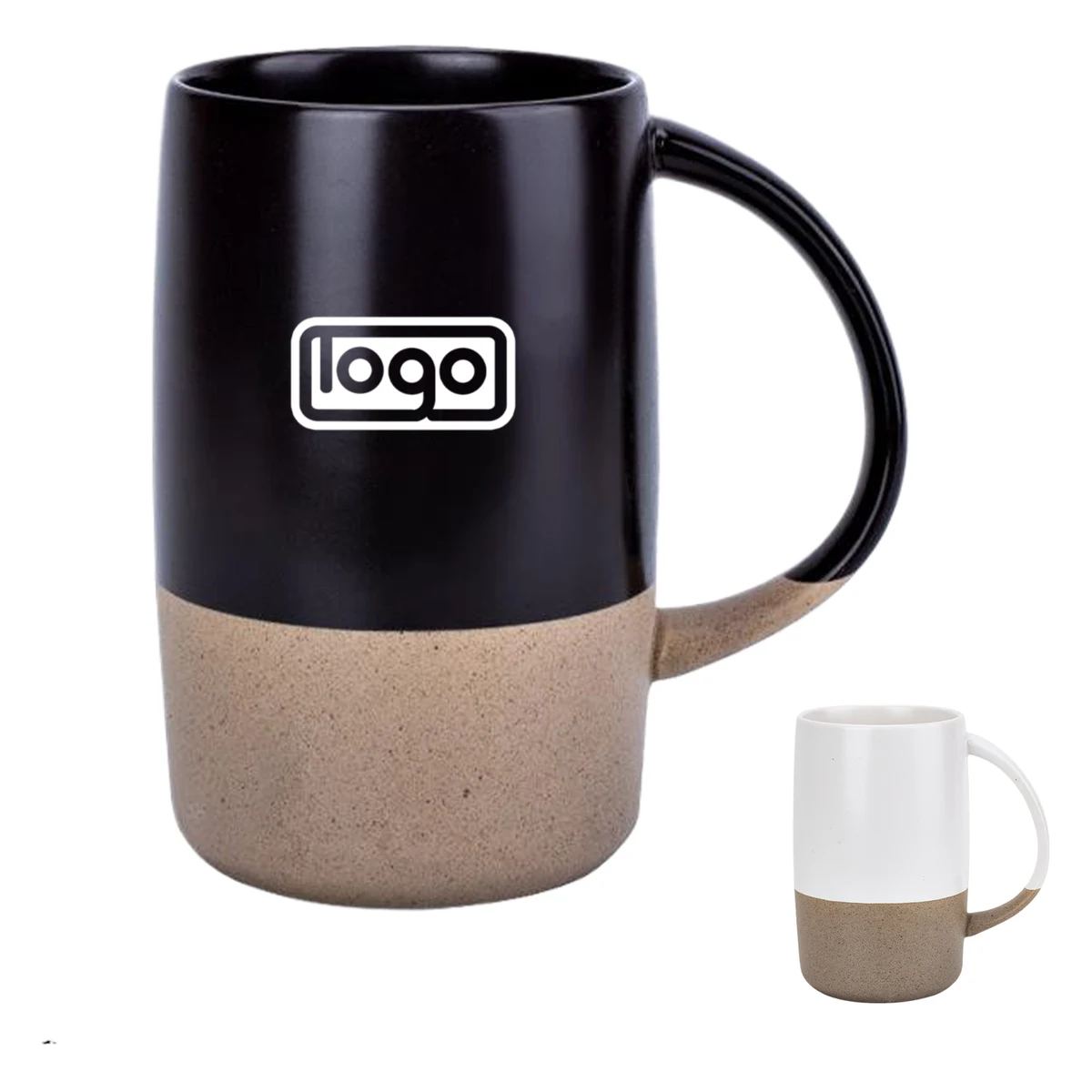 18oz Two Tone Ceramic Mug 1