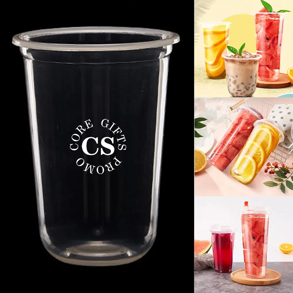 16Oz Clear Plastic Cold Cups 1