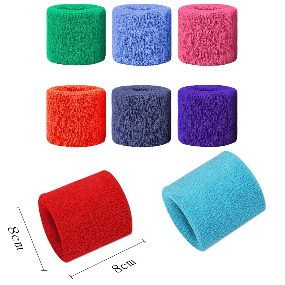 Terry Cloth Sports Wristband 1