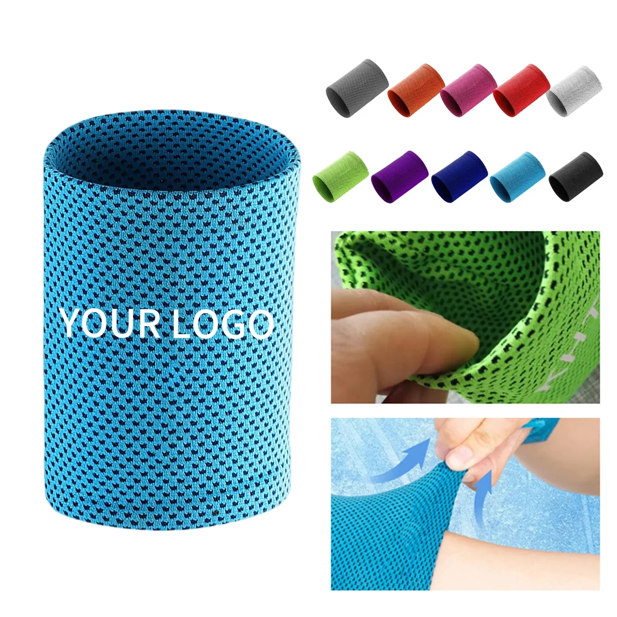 Moisture Absorbing Sports Wristband 1