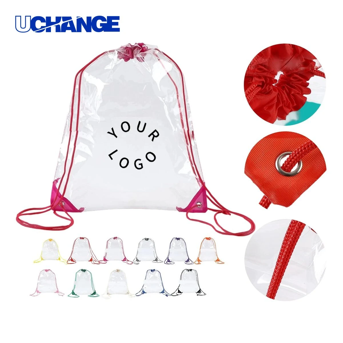 PVC Waterproof Drawstring Backpack Organizer 1