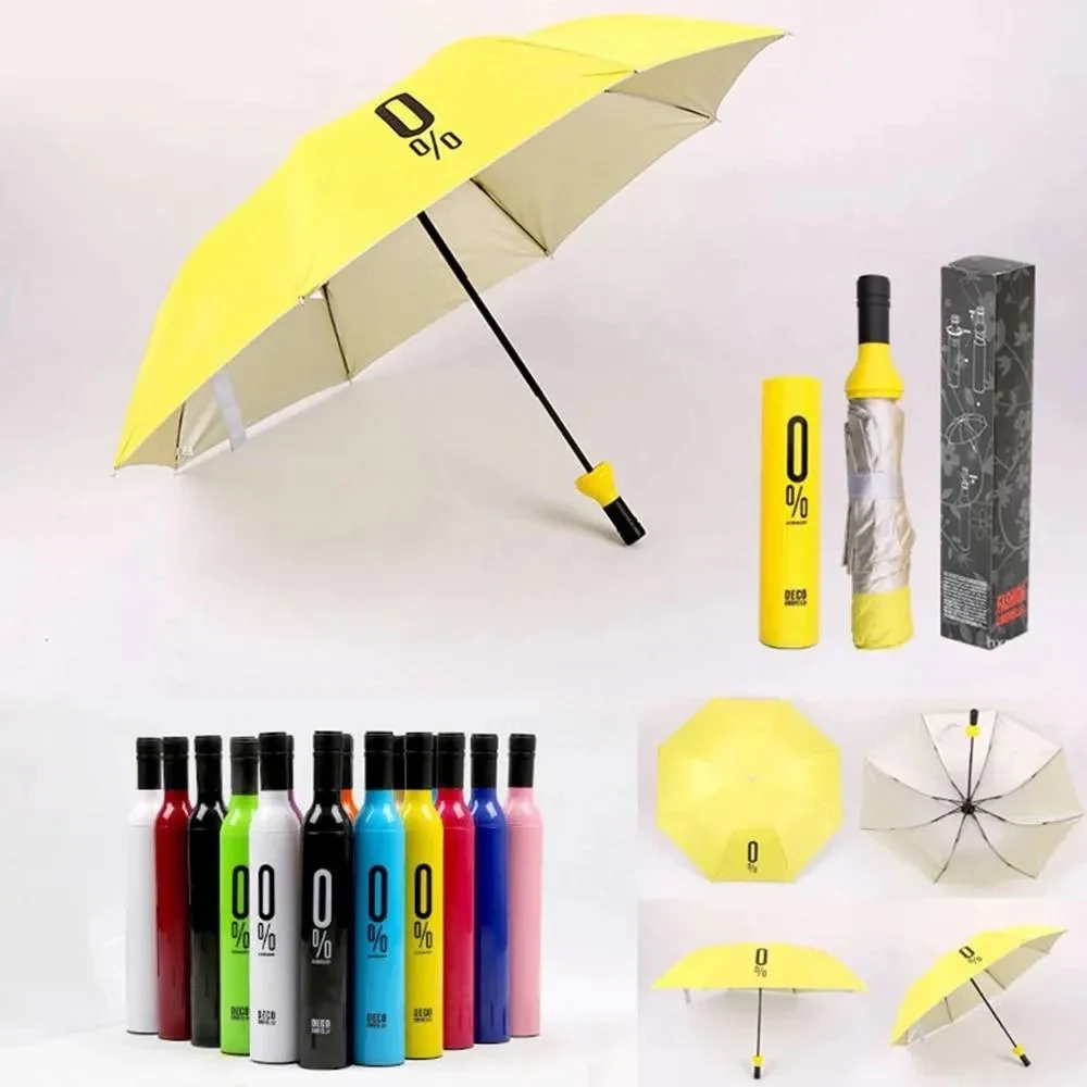 Custom Wine Bottle Umbrella 1