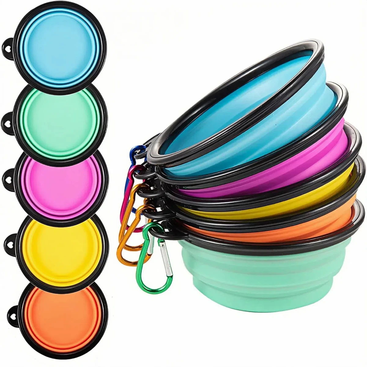 34oz Outdoor Folding Pet Bowl 1