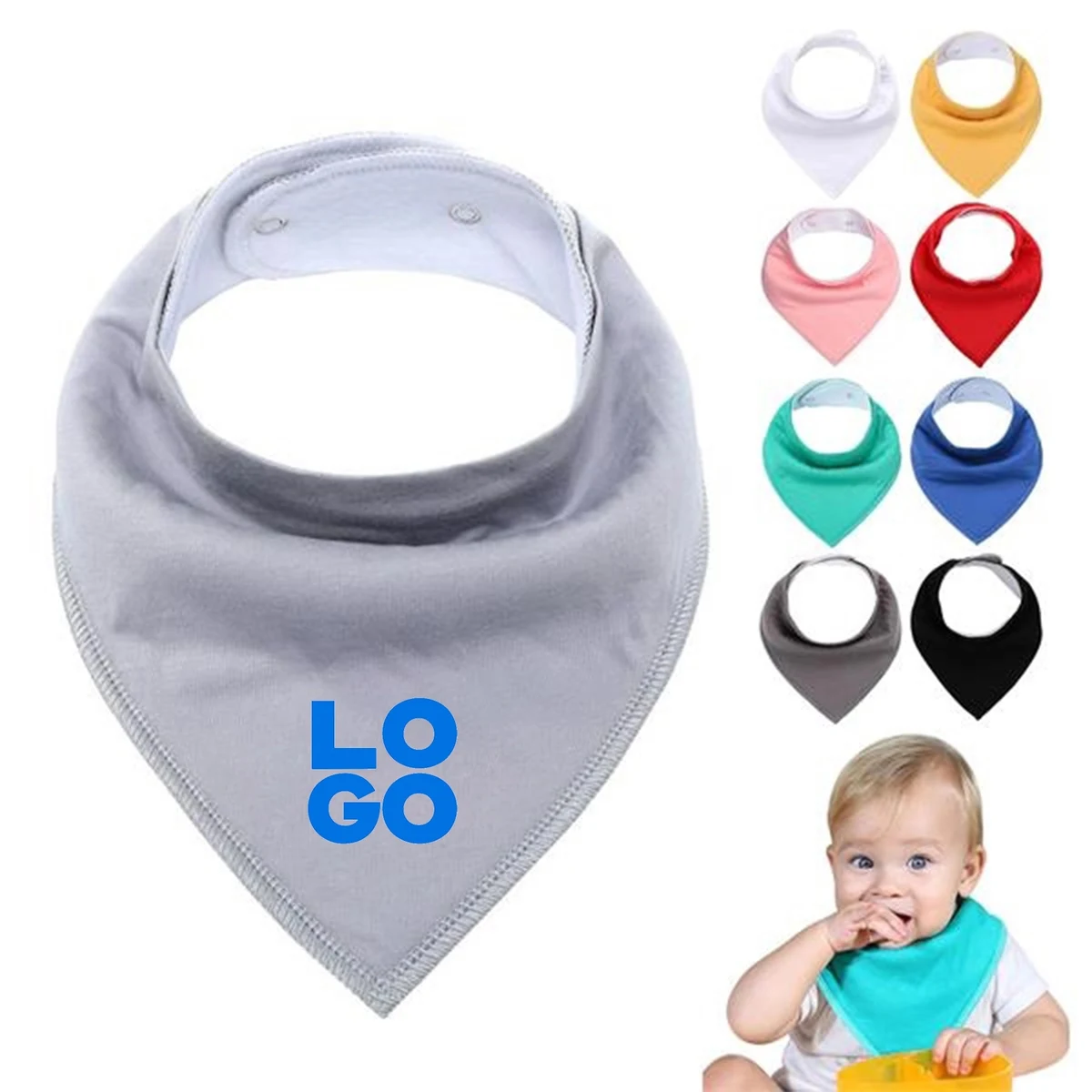 Baby Bandana Drool Bib 1
