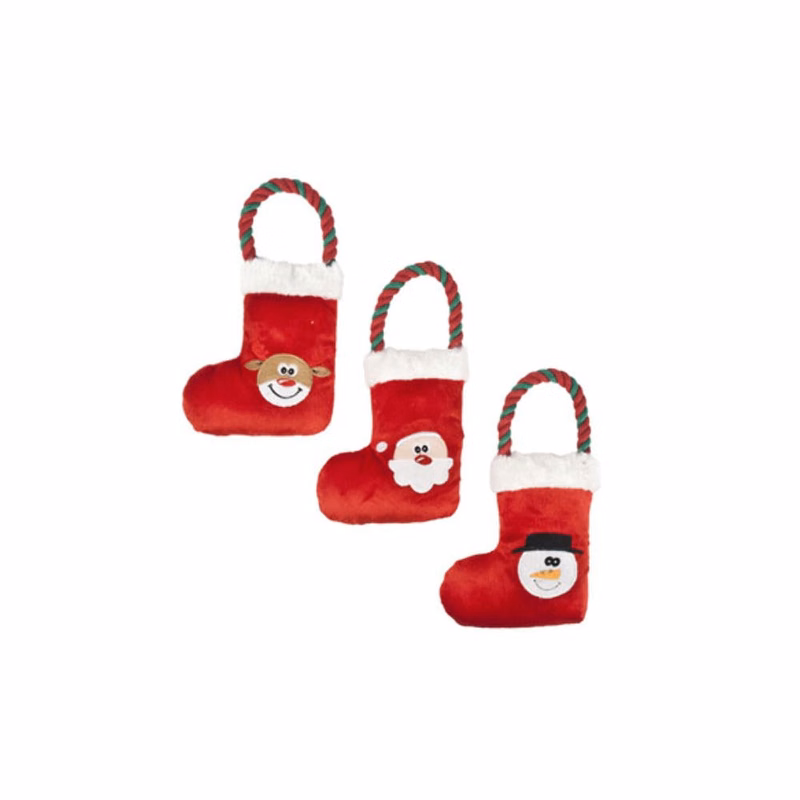 Dog Toy Christmas Stockings - Assorted