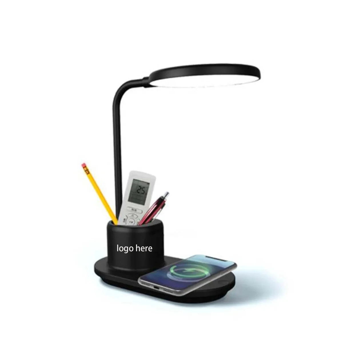 Multifunctional Desk Lamp Pen Holder & Wireless Charger 1
