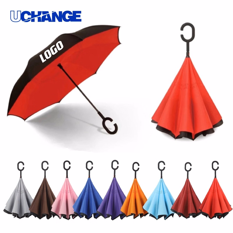 49 Inch Double Layer Inverted Umbrella