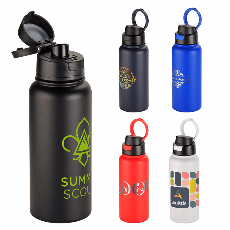 Cabrio 32 oz Recycled Stainless Steel Vacuum Insulated Bottle