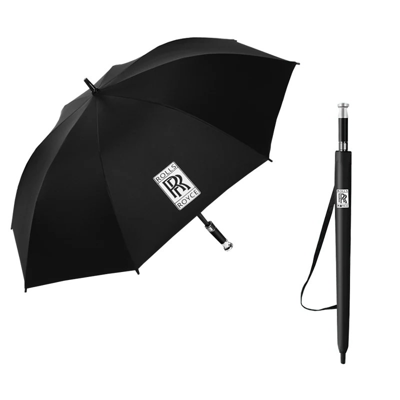 Enlarged Windproof Golf Umbrella with Metal Handle 1