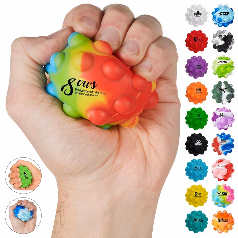 Food-Grade Silicone Bubble Popper