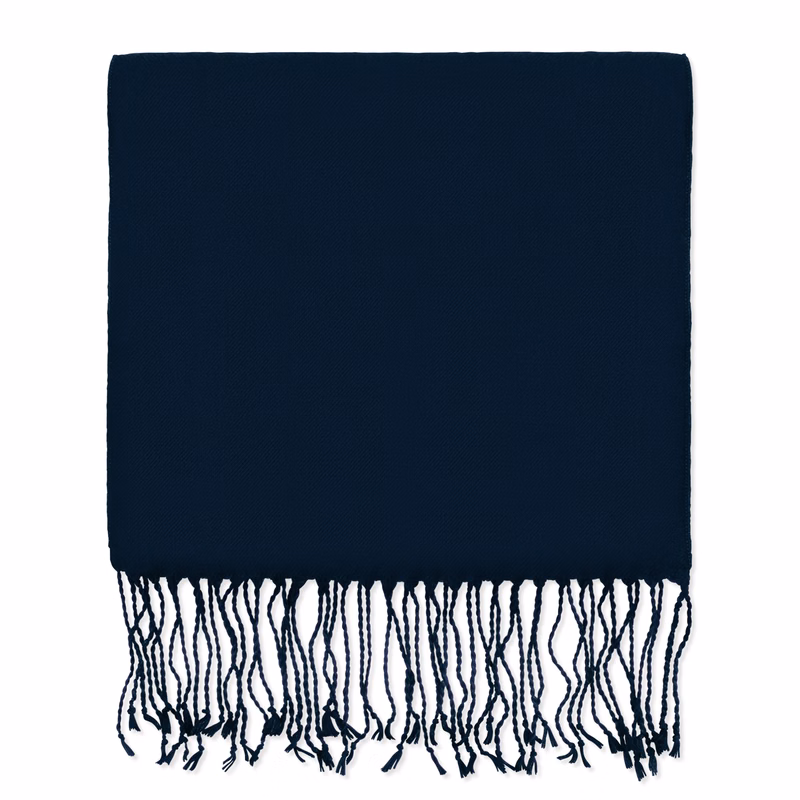 Navy Blue Bamboo Scarf