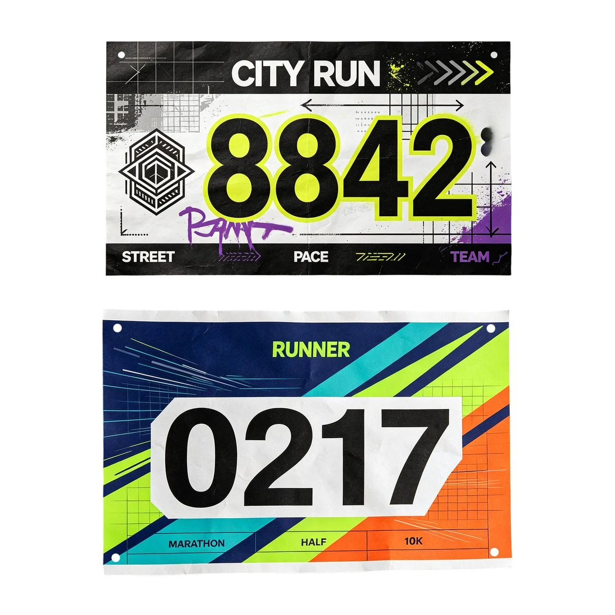 Custom Race Bib Number 1