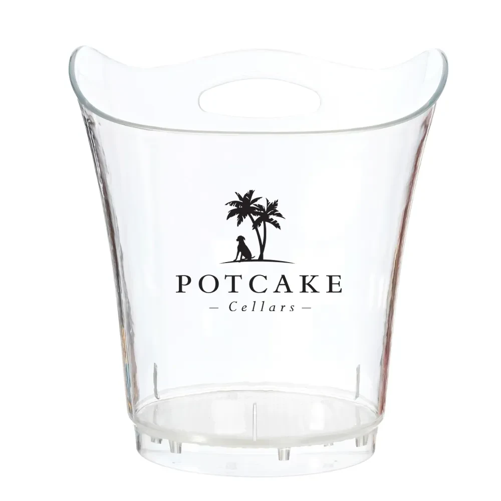 5.5L Clear Tulip Ice Bucket 1